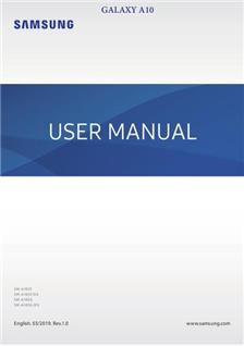 Samsung Galaxy A10 manual. Smartphone Instructions.